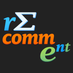 rEcomment: Rich Markdown & LaTeX Documentation